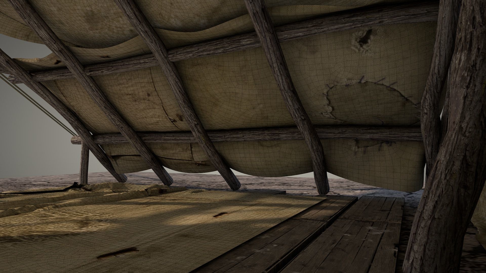 Survival Tent v2 3D model_18