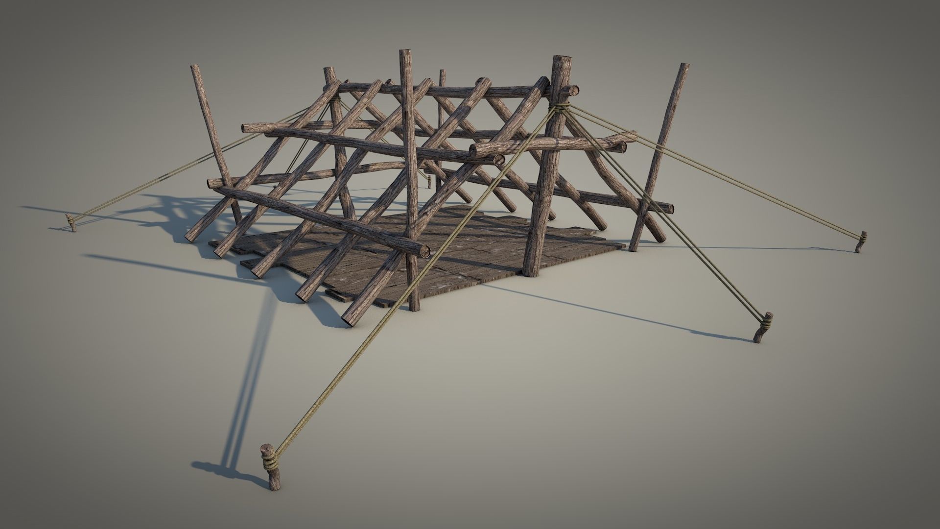 Survival Tent v2 3D model_11