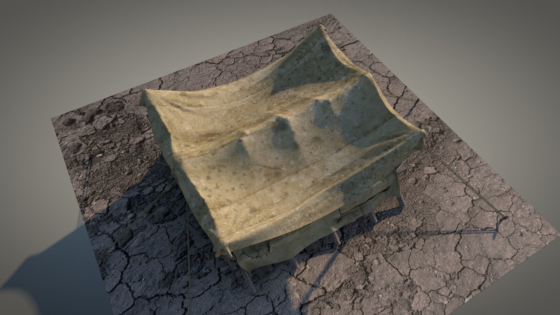 Survival Tent v2 3D model_6