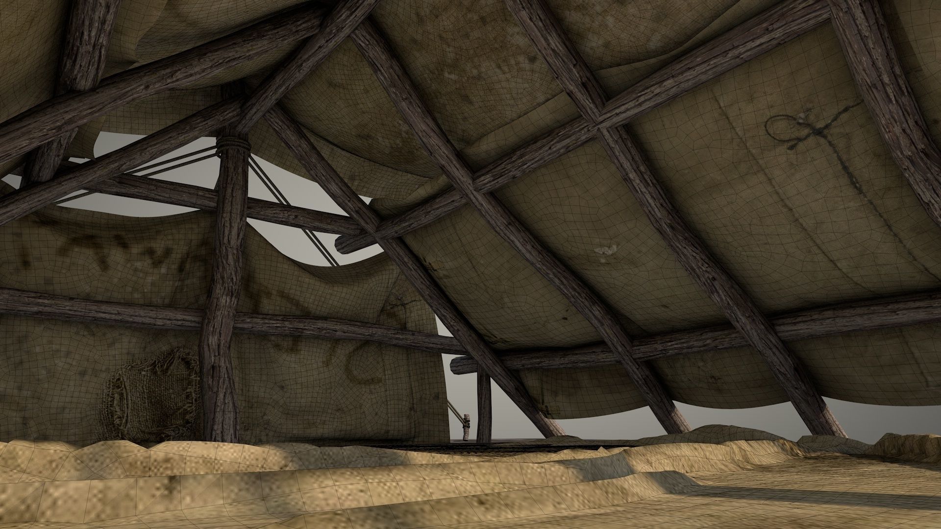 Survival Tent v2 3D model_20