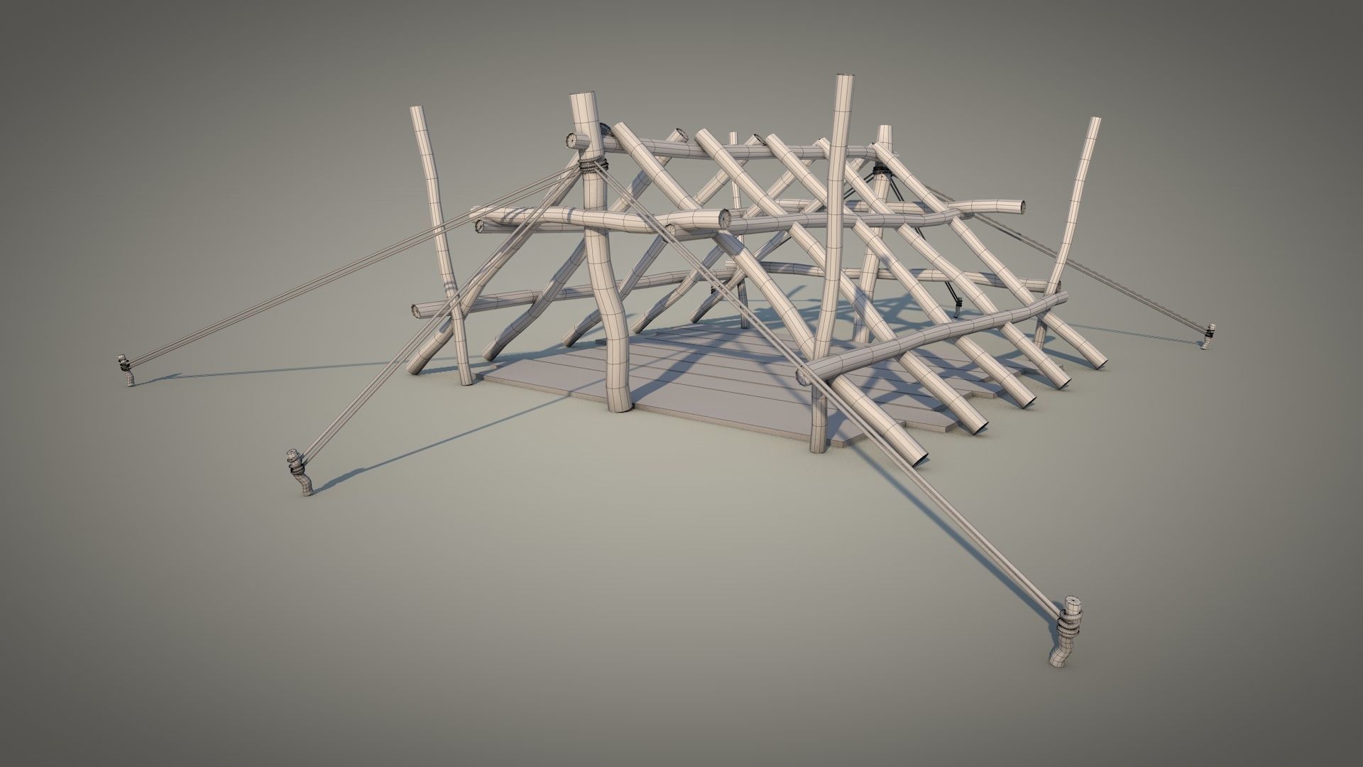 Survival Tent v2 3D model_12