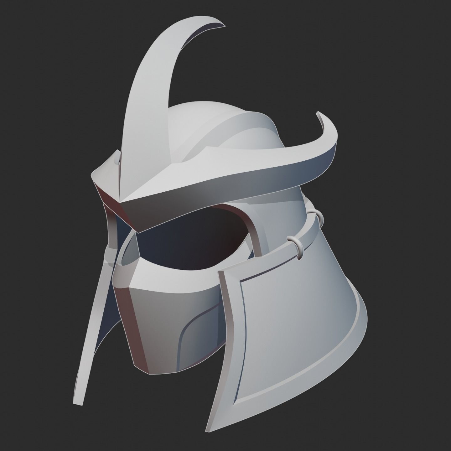 Shredder TMNT Helmet 3D model 3D printable | CGTrader
