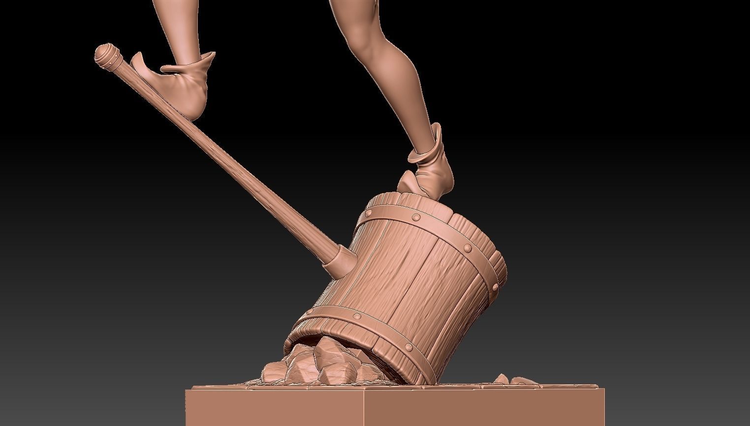 Harley Quinn - 3D Print Ready 3D print model_6