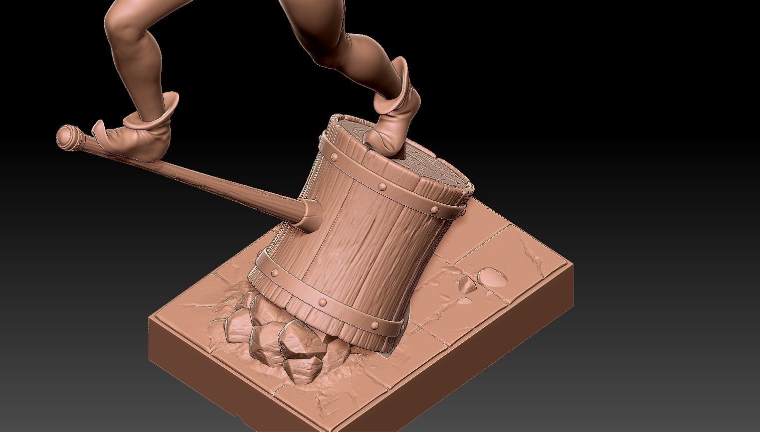 Harley Quinn - 3D Print Ready 3D print model_7