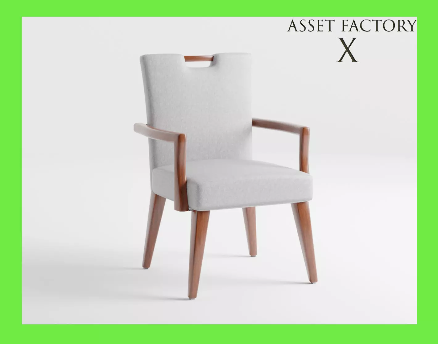 Modern Arm Chair 3D model_0