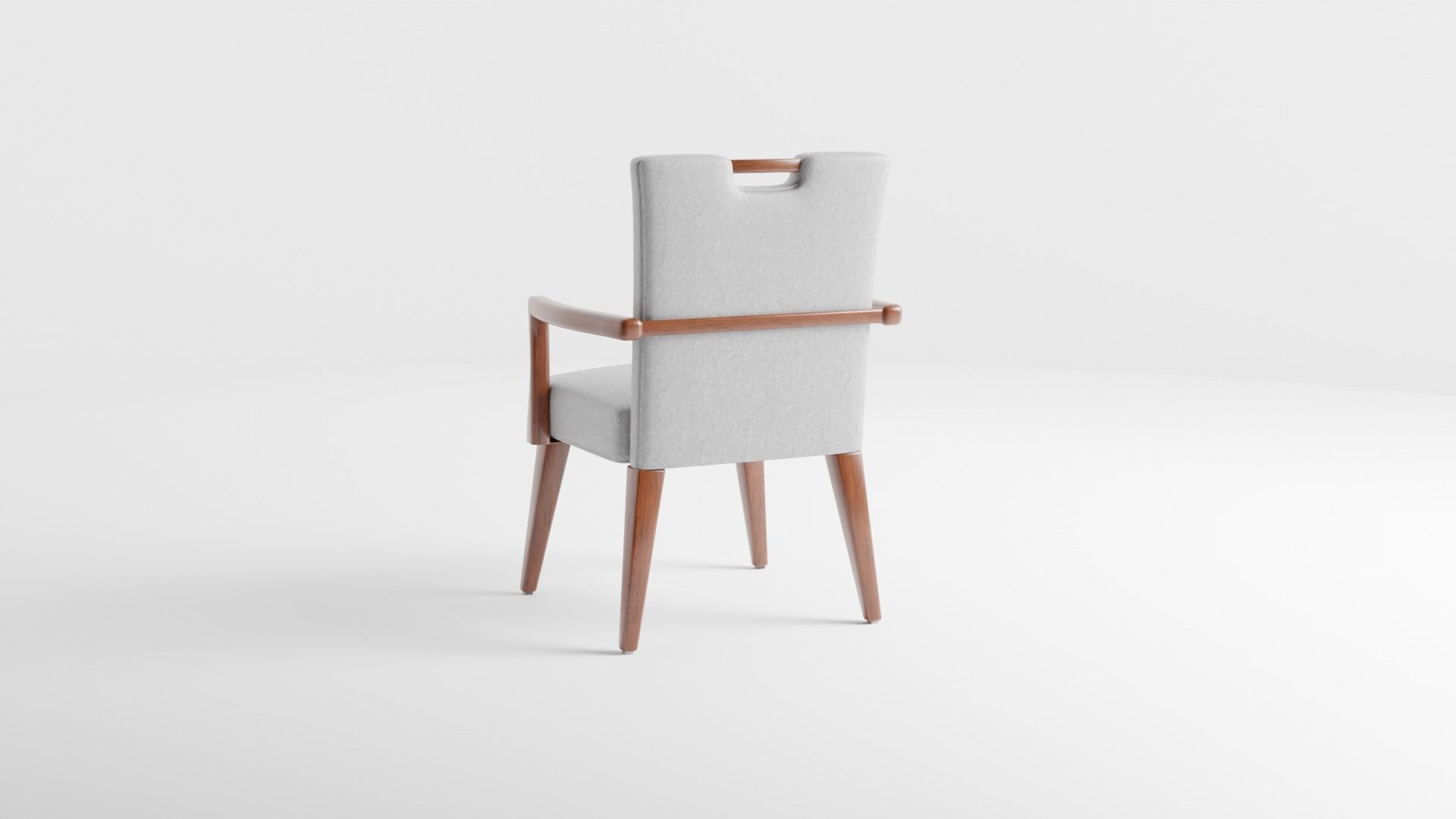 Modern Arm Chair 3D model_2