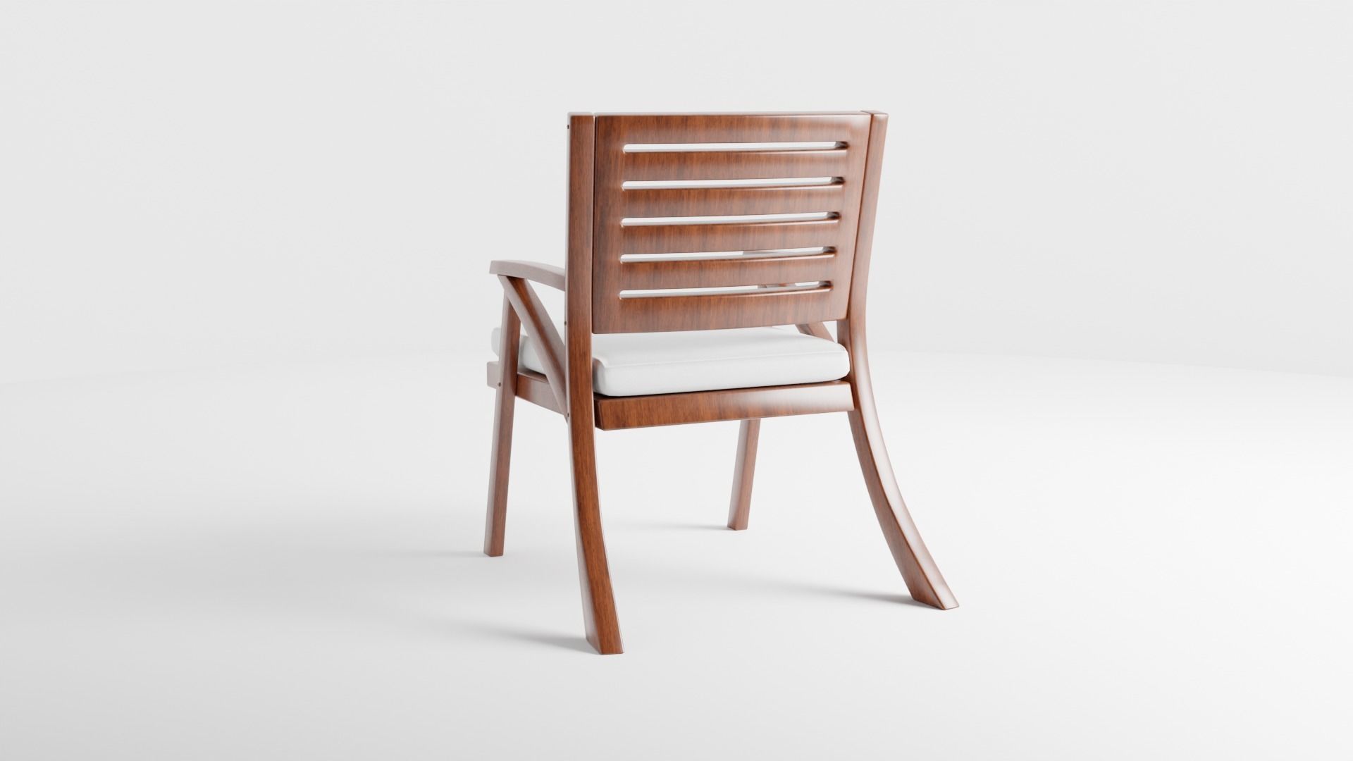 Modern  Arm Chair 3D model_2
