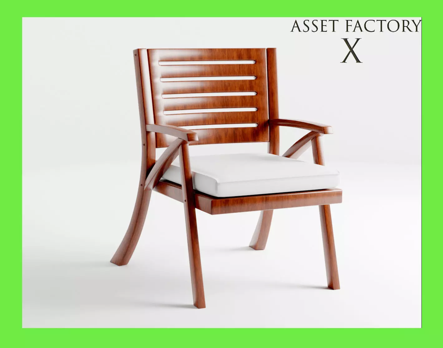 Modern  Arm Chair 3D model_0