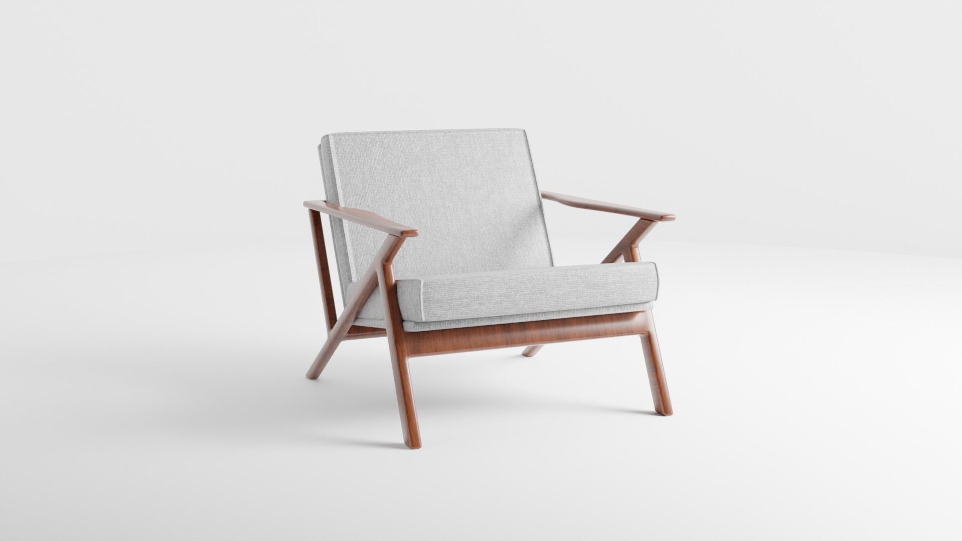 Modern  Chair 3D model_1