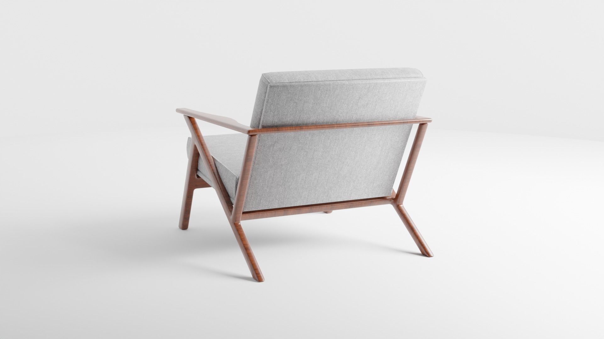 Modern  Chair 3D model_2