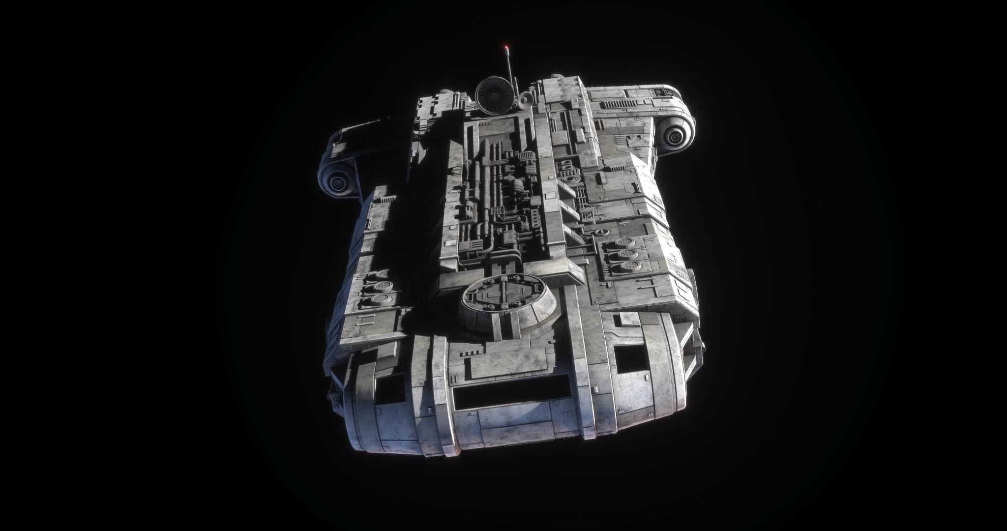 Roken rebel ship - Star Wars Kenobi 3D model_10