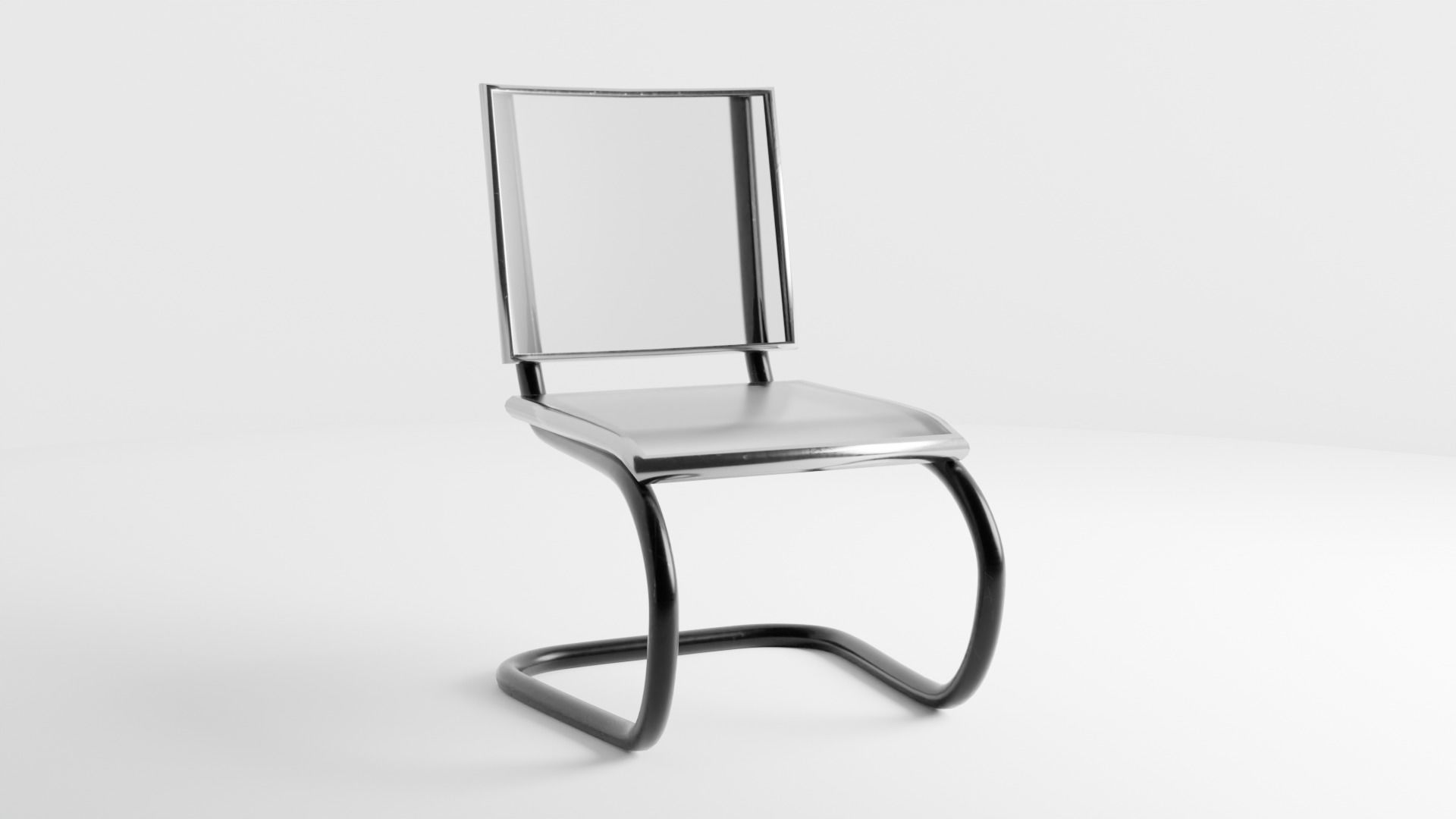 Modern  Chair 3D model_1