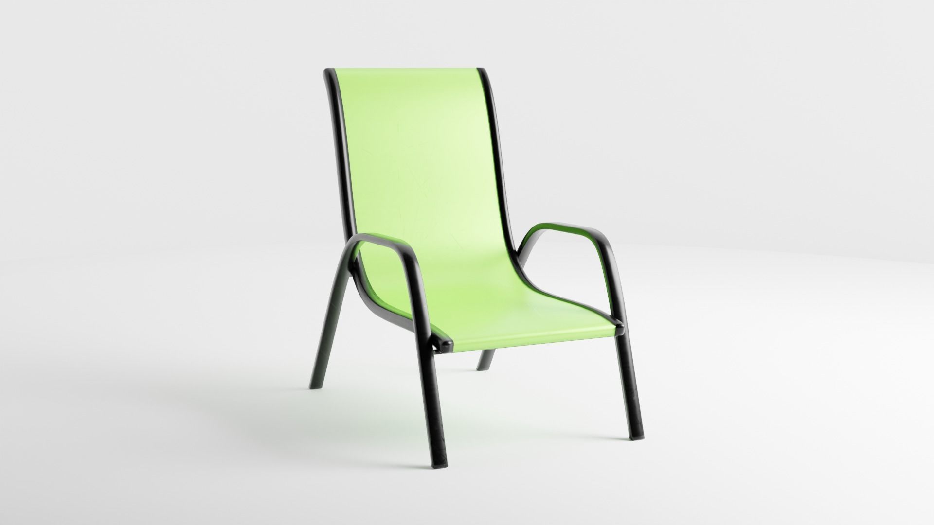 Modern  Chair 3D model_1