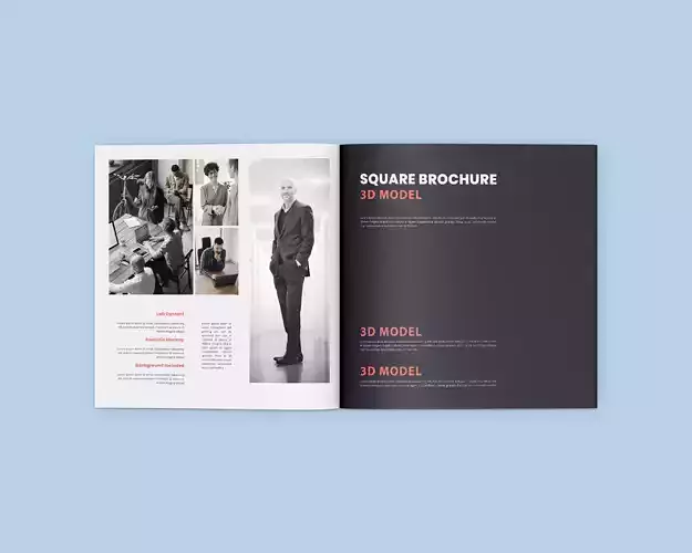 Square Brochure Closed