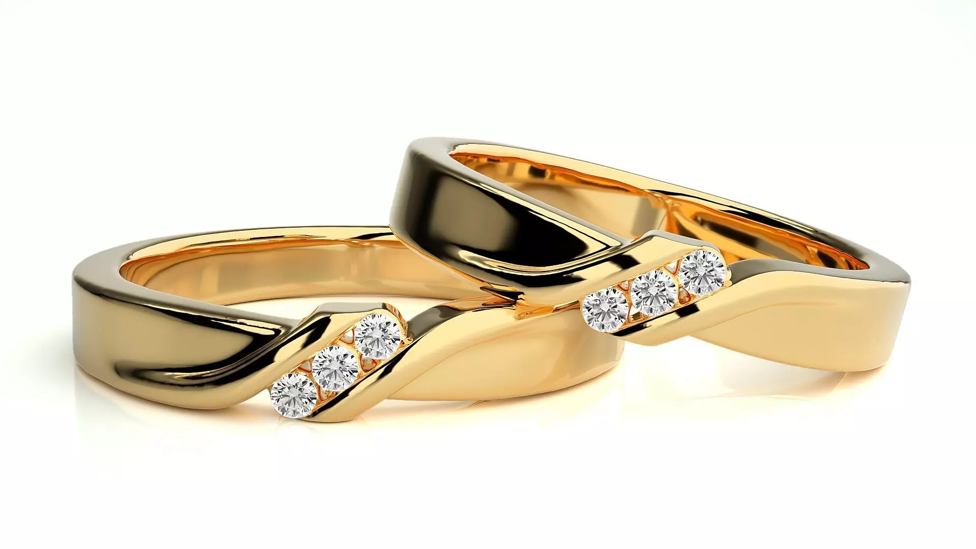 Wedding Band - HC0813 361 3D print model