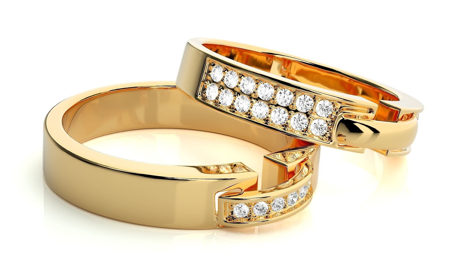 Wedding Band - HC0813 375 3D print model_10