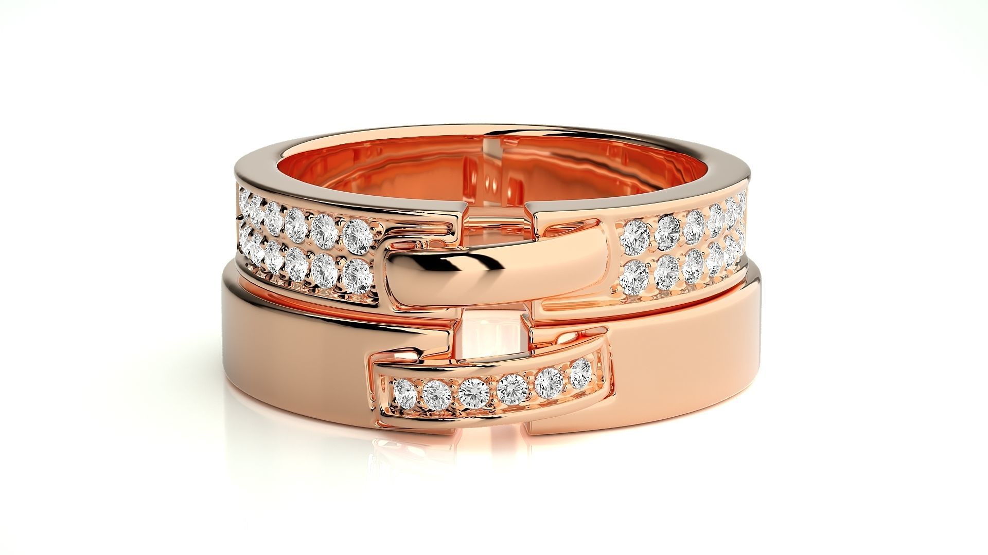 Wedding Band - HC0813 375 3D print model_3