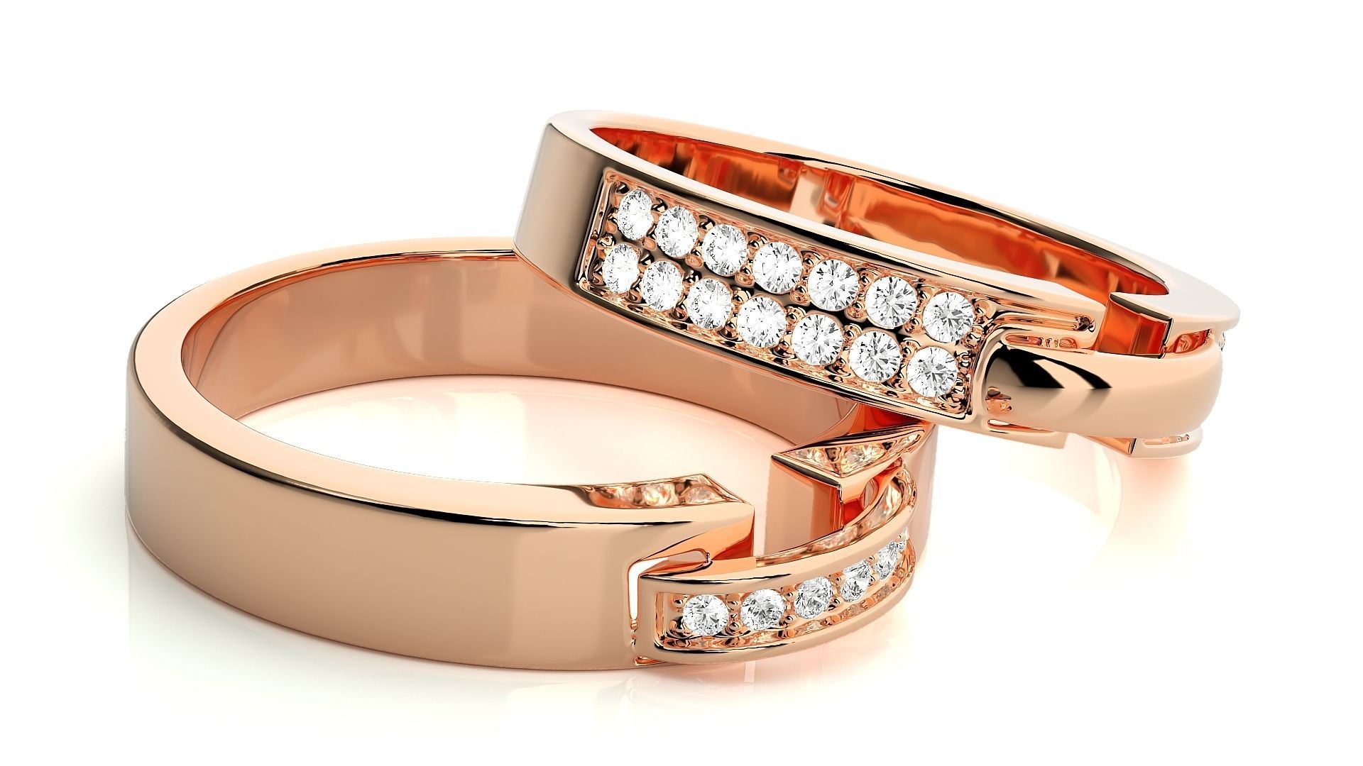 Wedding Band - HC0813 375 3D print model_2