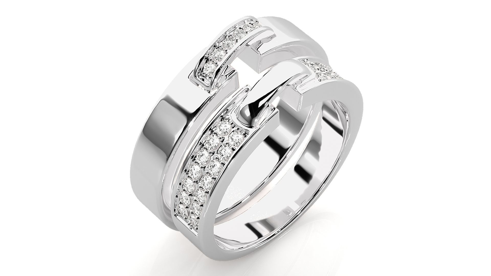 Wedding Band - HC0813 375 3D print model_9