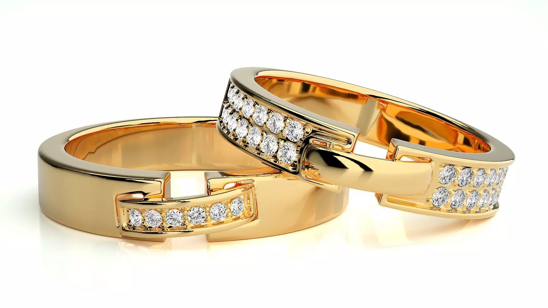 Wedding Band - HC0813 375 3D print model_0