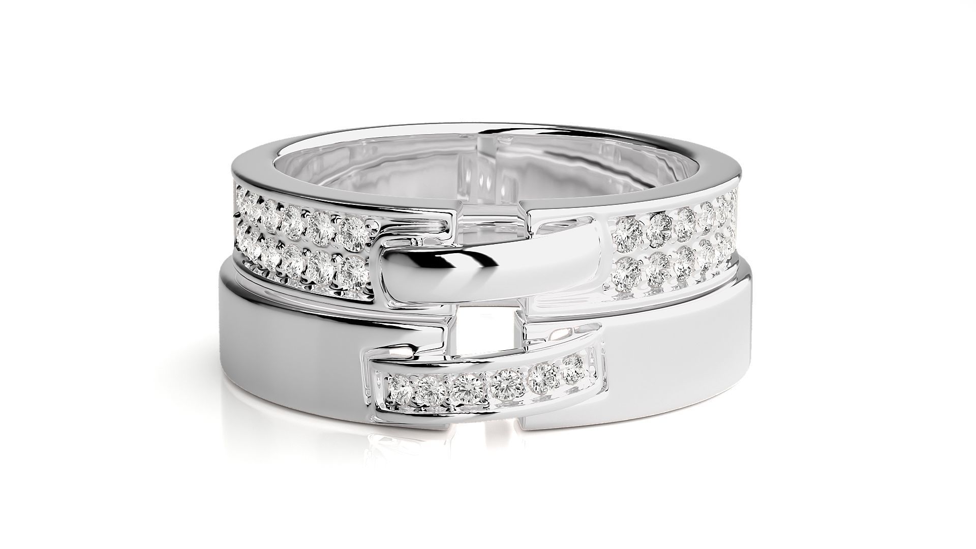 Wedding Band - HC0813 375 3D print model_8