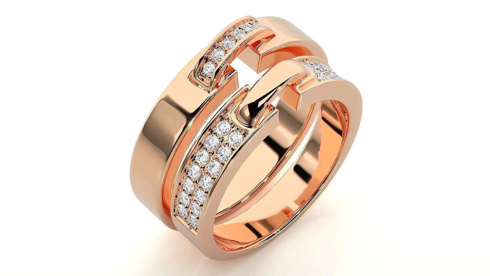 Wedding Band - HC0813 375 3D print model_5