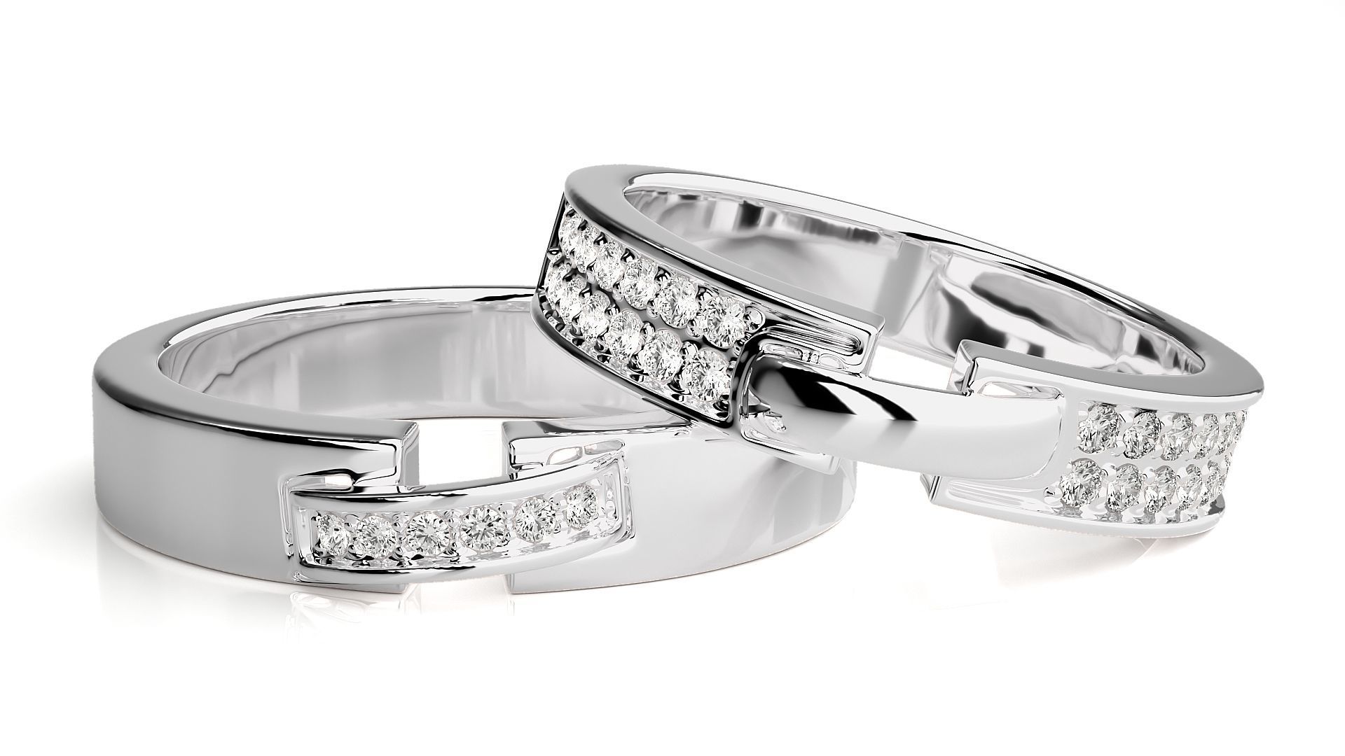 Wedding Band - HC0813 375 3D print model_6