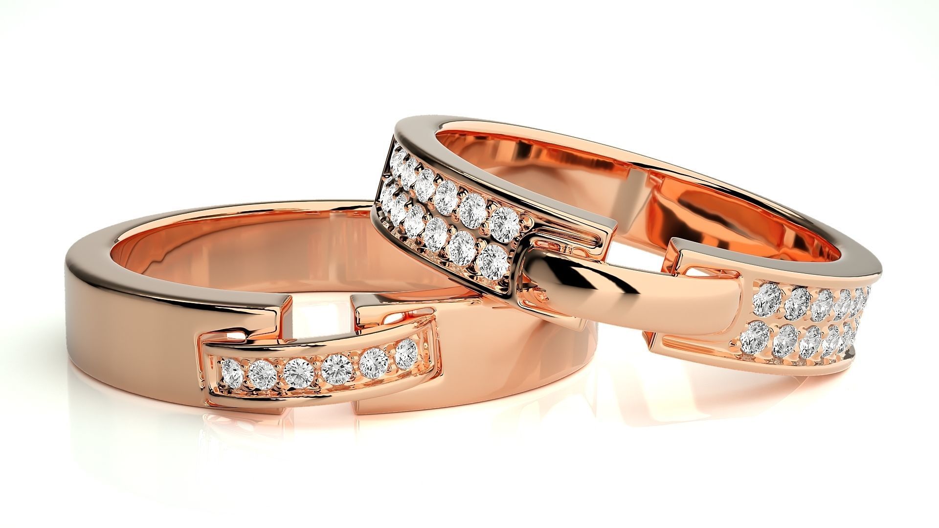 Wedding Band - HC0813 375 3D print model_1