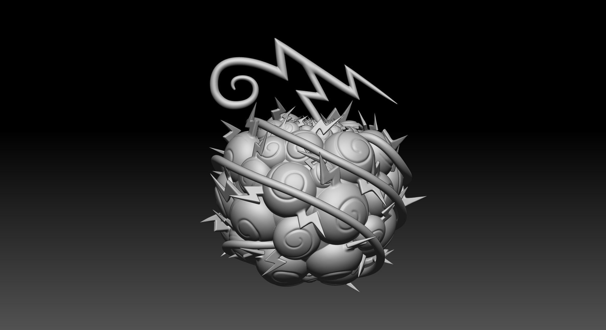 Jiki Jiki no Mi One Piece Devil Fruit 3D print model_3