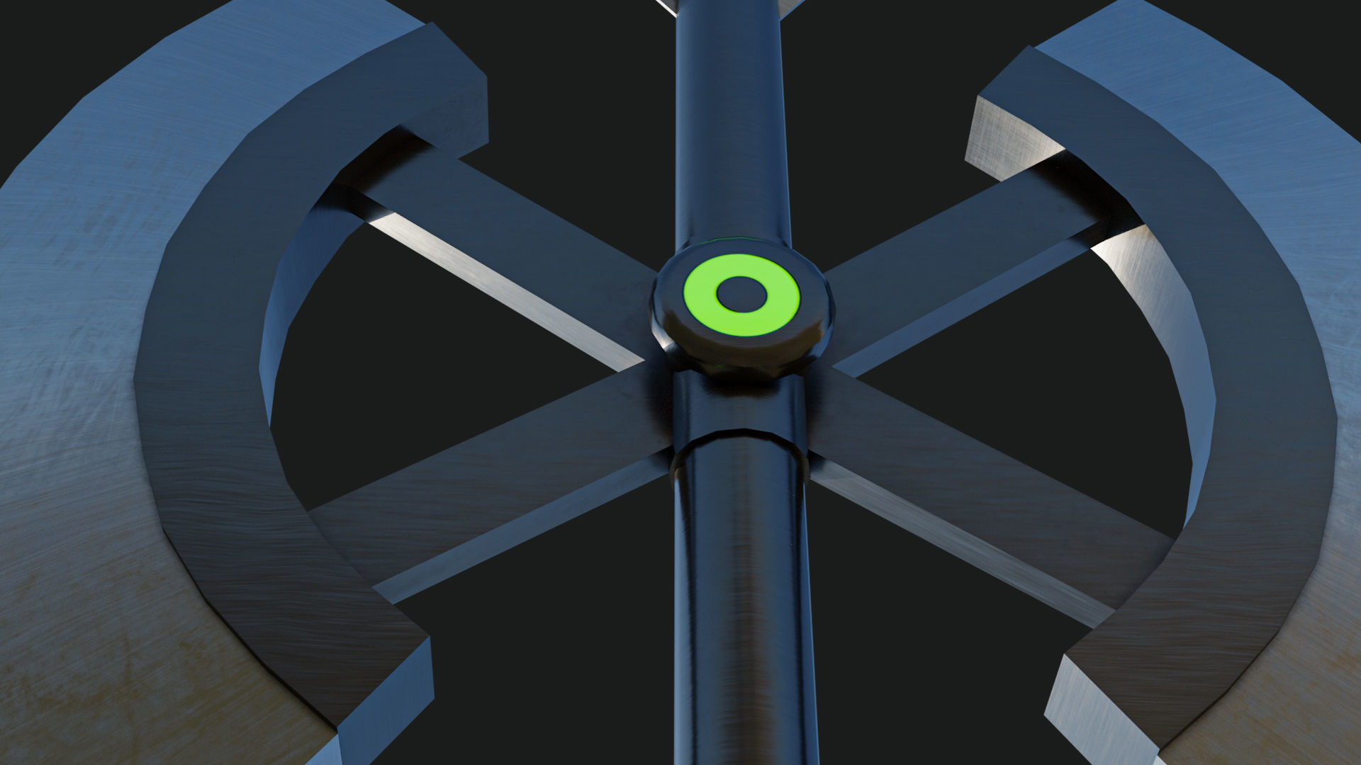 Fantasy Spear 01 Glow Weapon with PBR Unity UE Textures Low-poly 3D model_17