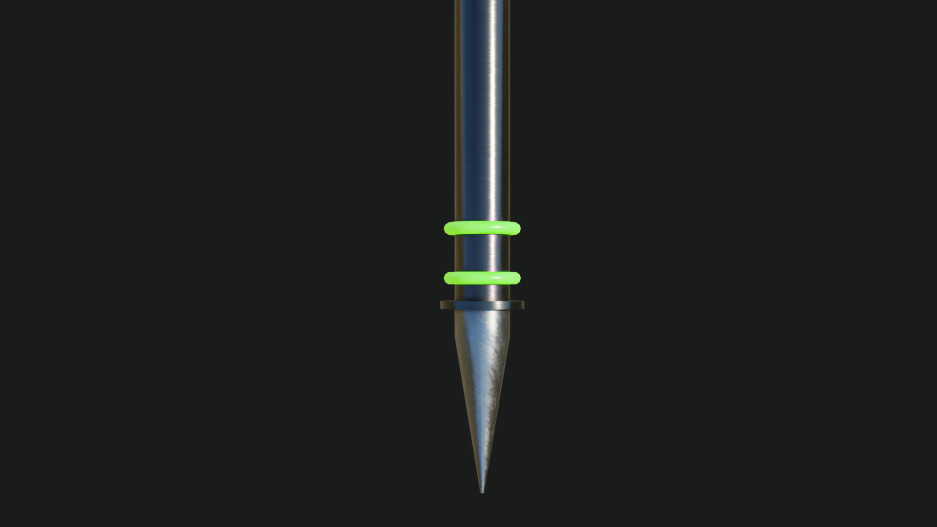Fantasy Spear 01 Glow Weapon with PBR Unity UE Textures Low-poly 3D model_10