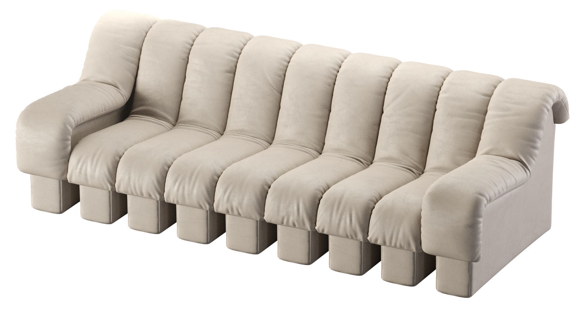 Ds-600 Modular Sofa 3D model_3