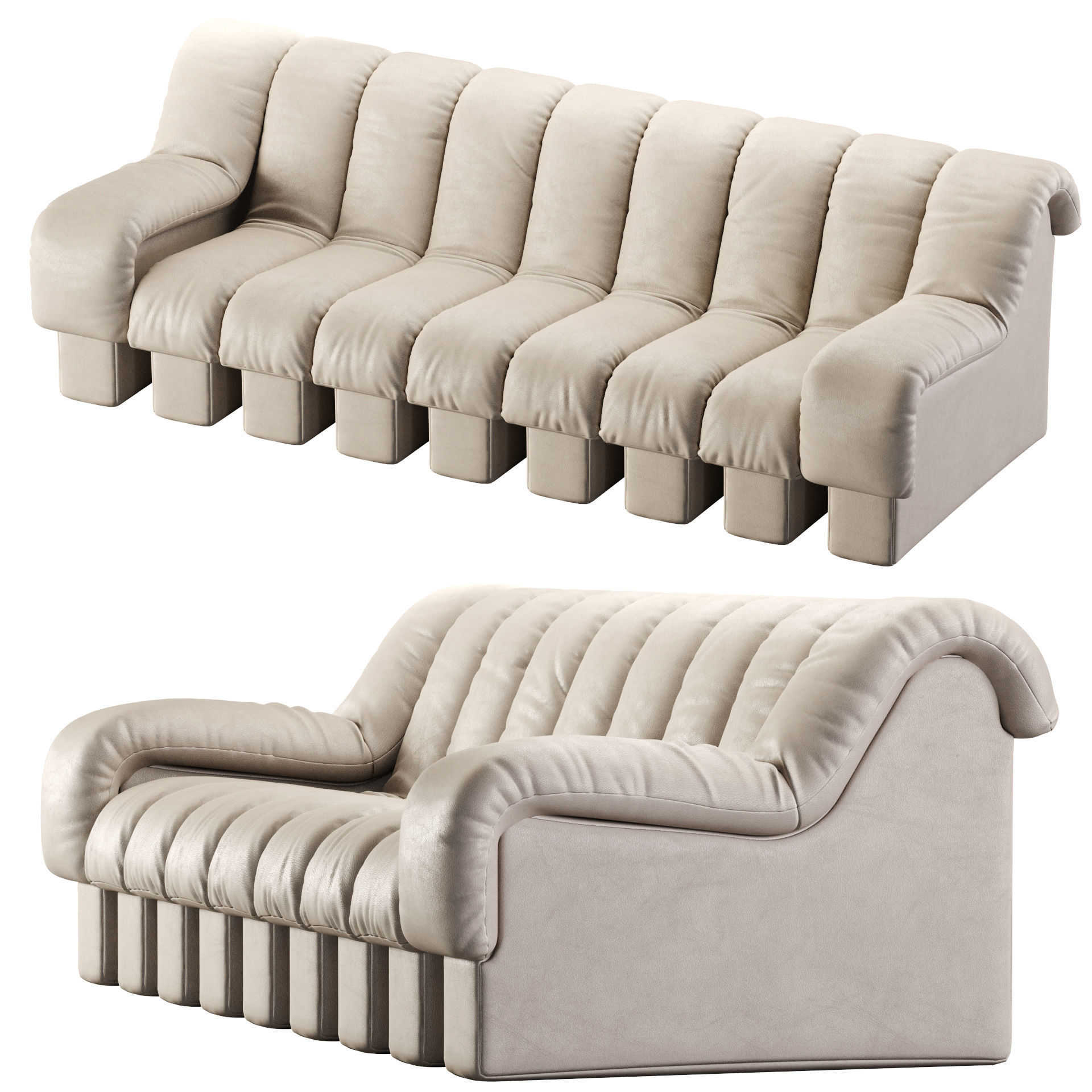 Ds-600 Modular Sofa 3D model_8