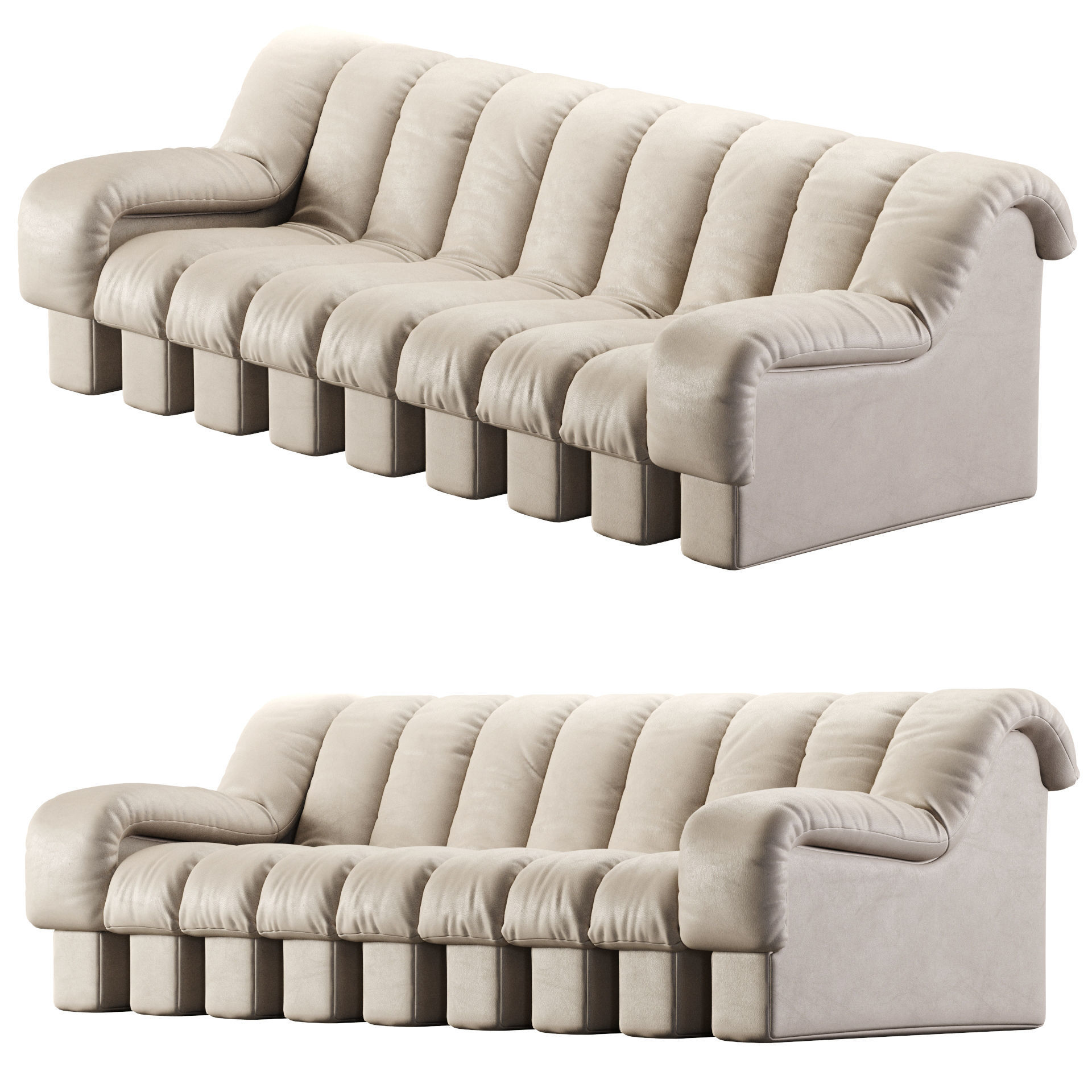 Ds-600 Modular Sofa 3D model_4