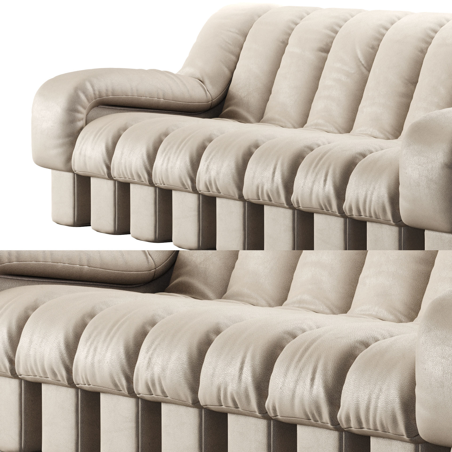 Ds-600 Modular Sofa 3D model_7