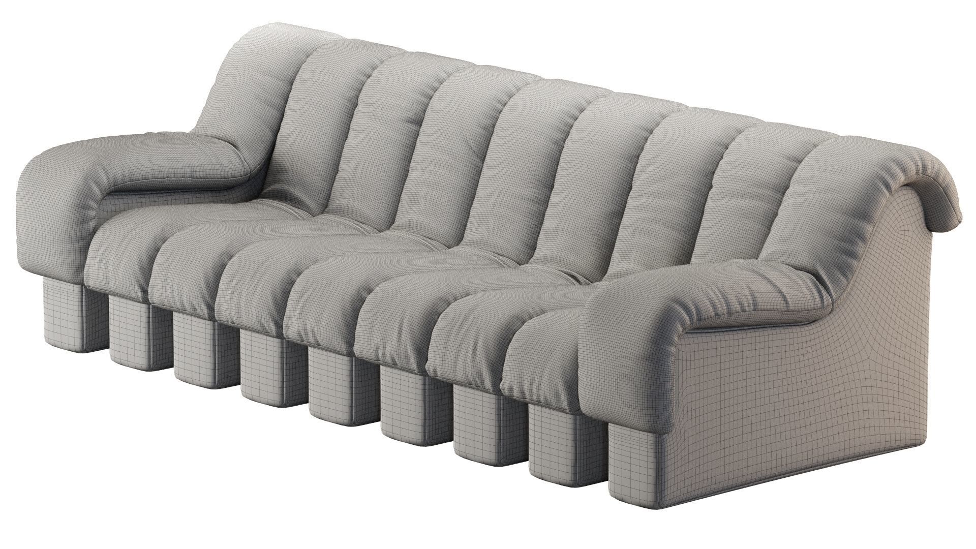 Ds-600 Modular Sofa 3D model_12