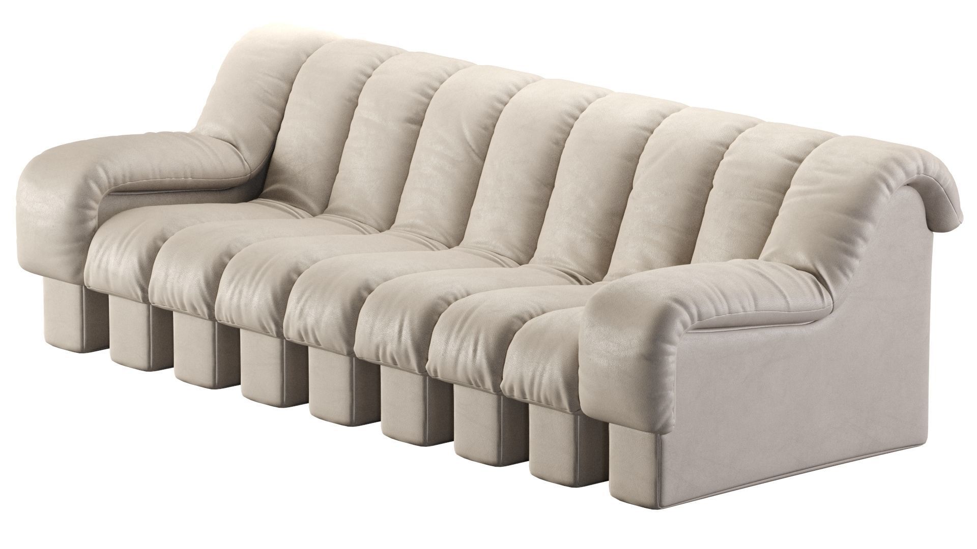 Ds-600 Modular Sofa 3D model_2