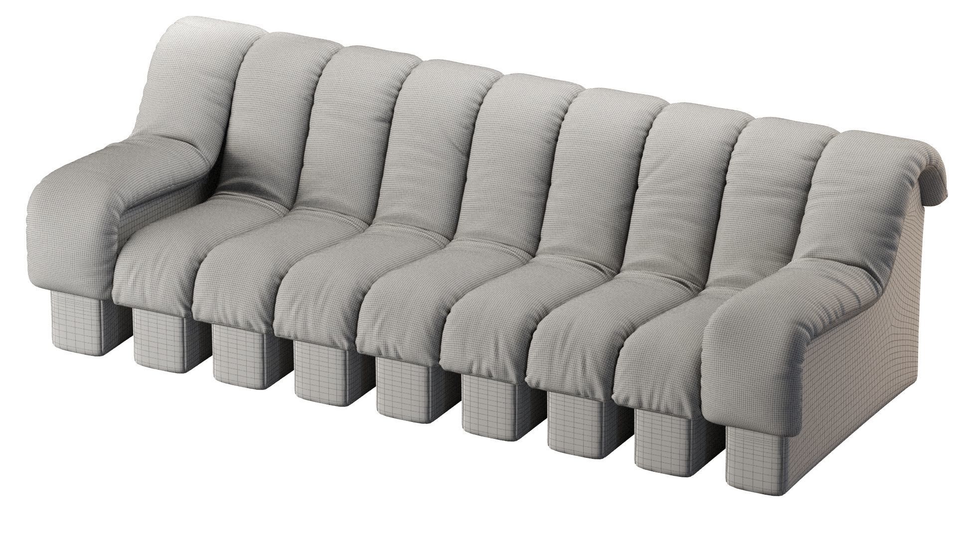 Ds-600 Modular Sofa 3D model_16