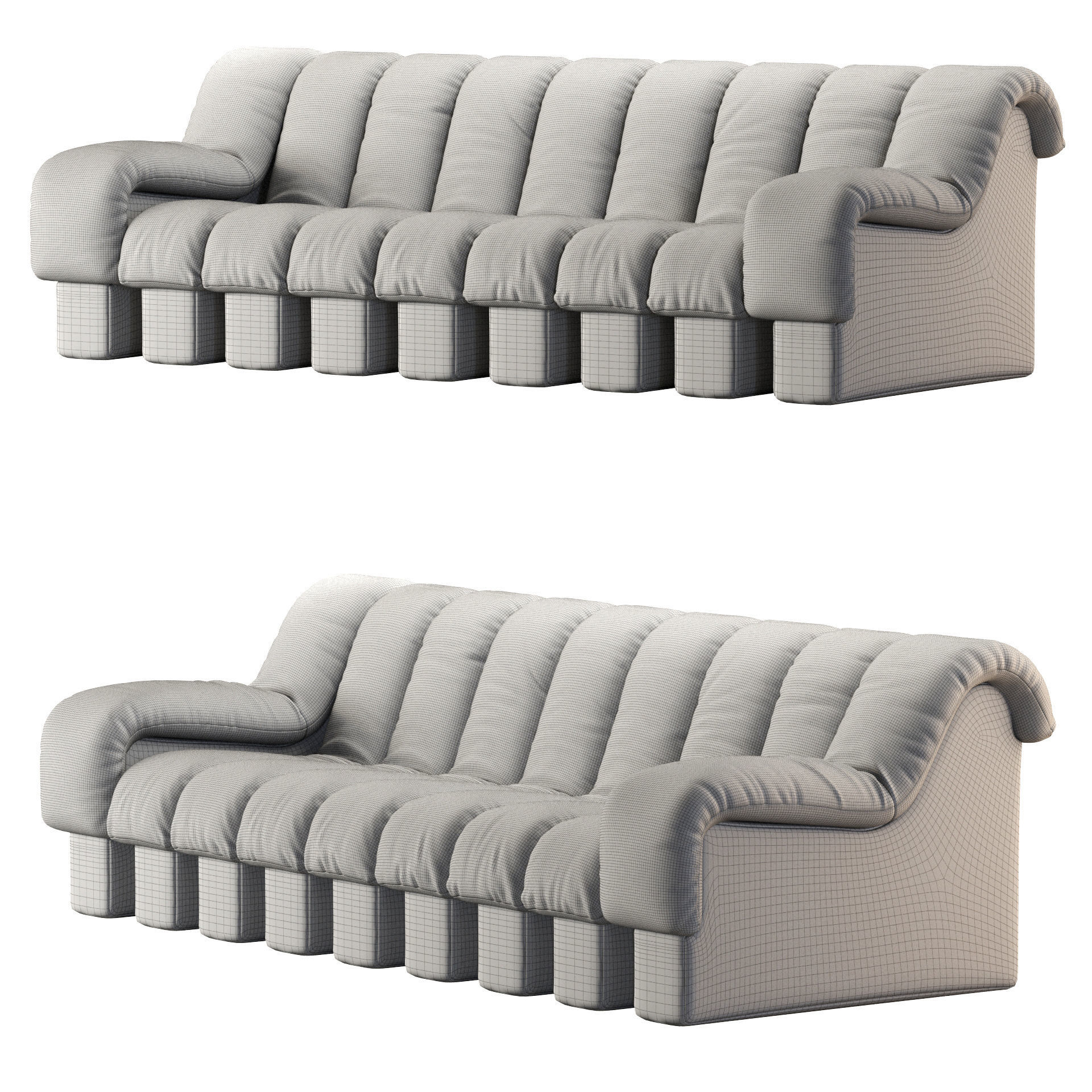 Ds-600 Modular Sofa 3D model_6