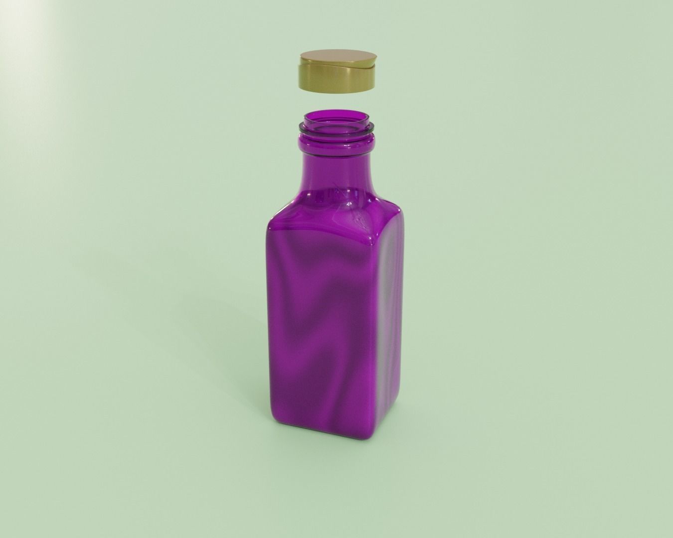 Shampoo Bottle Free 3D model_1