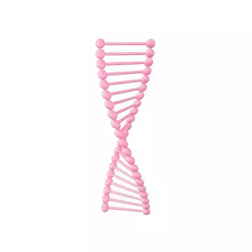 Cartoon DNA Molecule v1 004