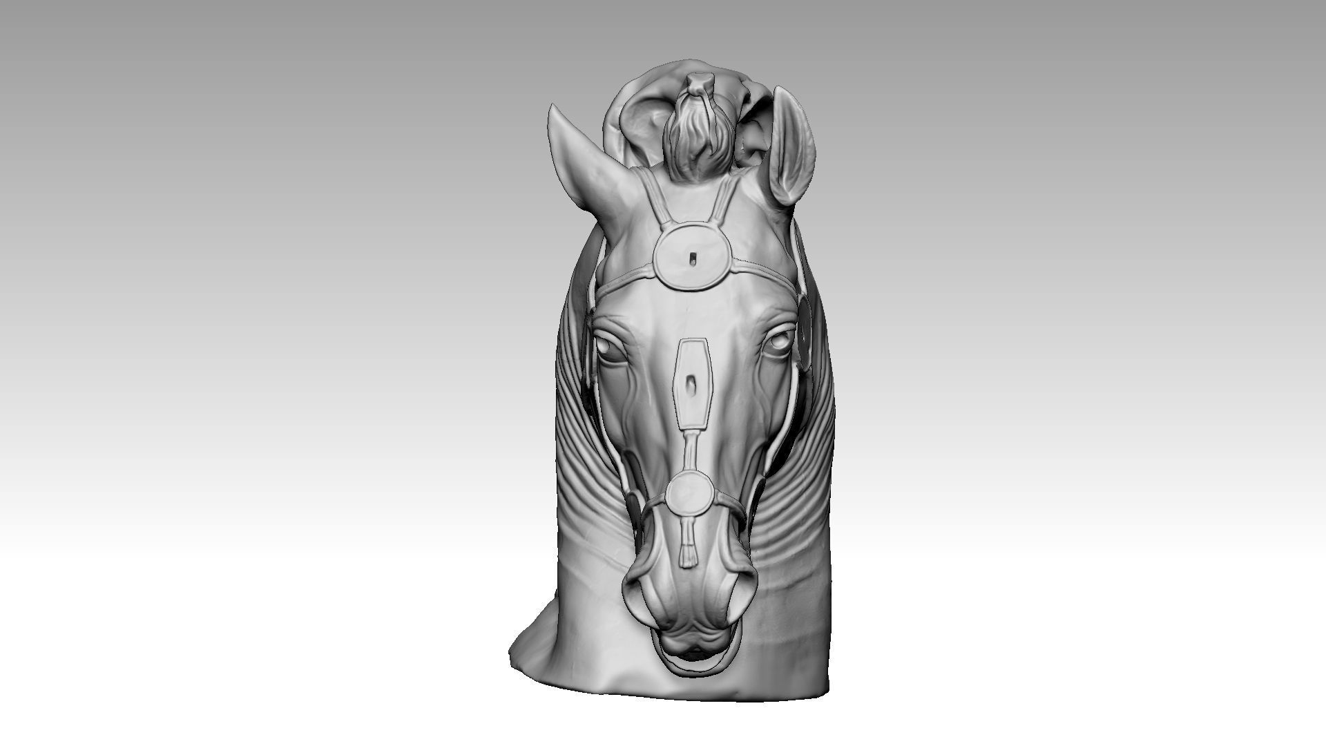 Marcus aurelius horse hollow 3d print model 3D print model_1