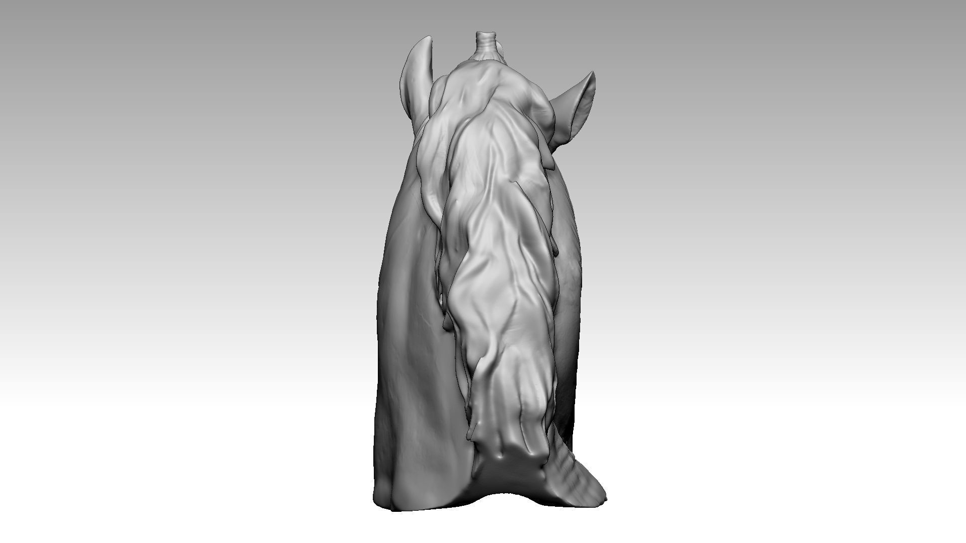 Marcus aurelius horse hollow 3d print model 3D print model_3
