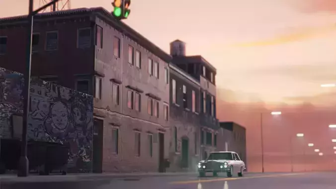 Tekstur 3D Model Lanskap