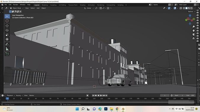 Tekstur 3D Model Lanskap Low-poly 3D model 6