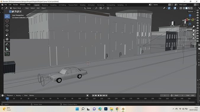 Tekstur 3D Model Lanskap Low-poly 3D model 5