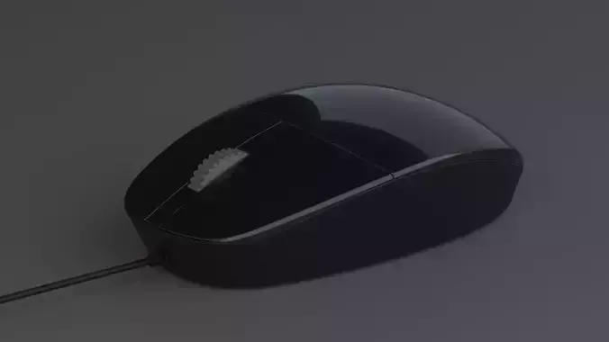 Computer Mouse - office -max vray fbx obj