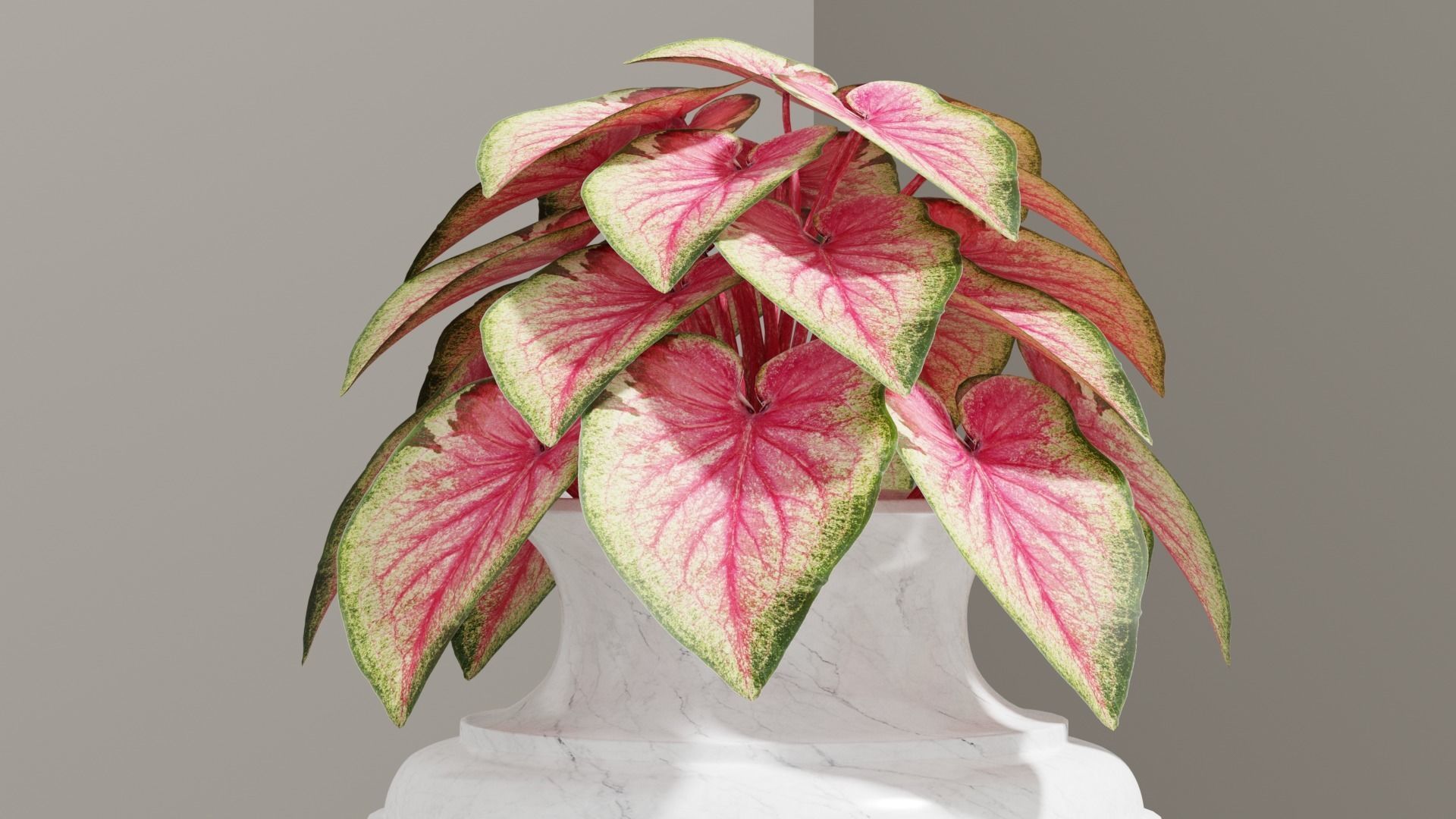 Garden vase 3D model_3