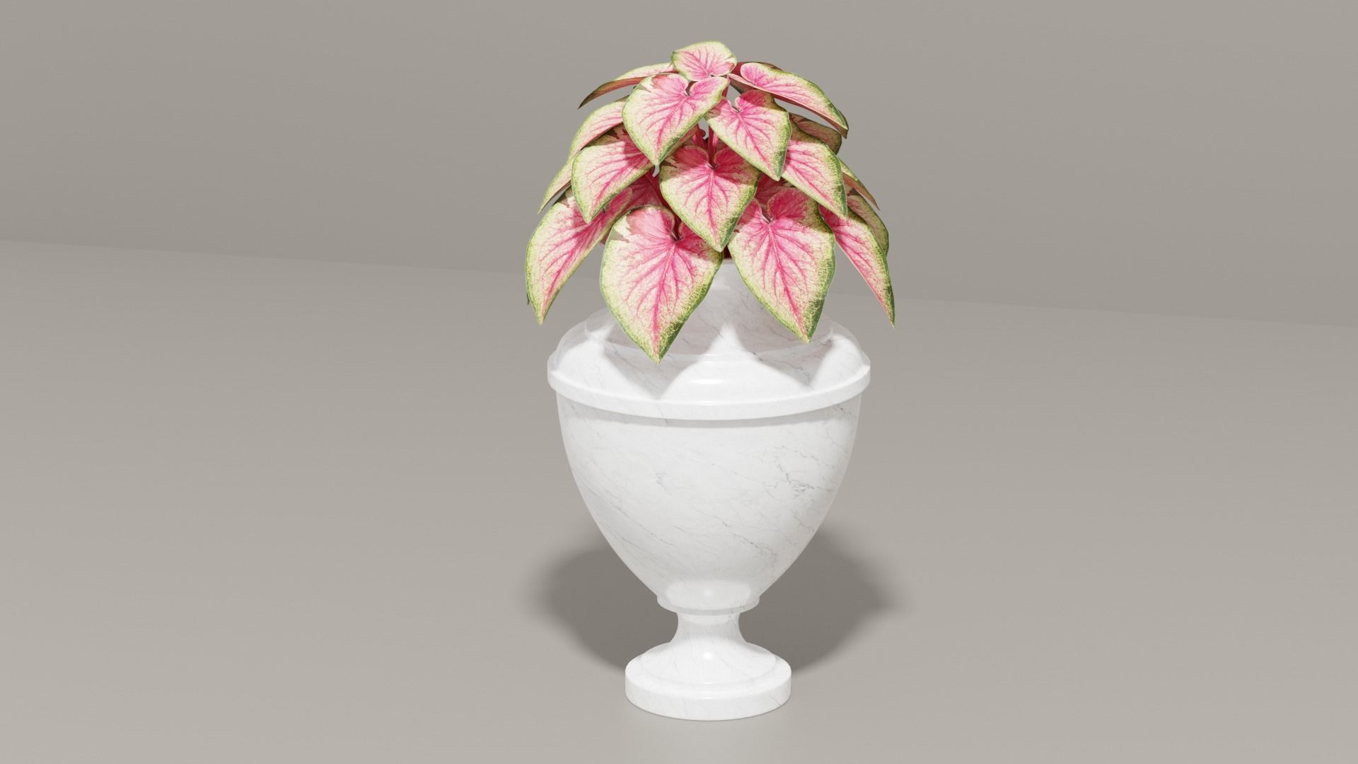 Garden vase 3D model_2