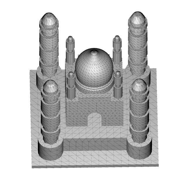 Ceramic Architecture Castle 3D model_5